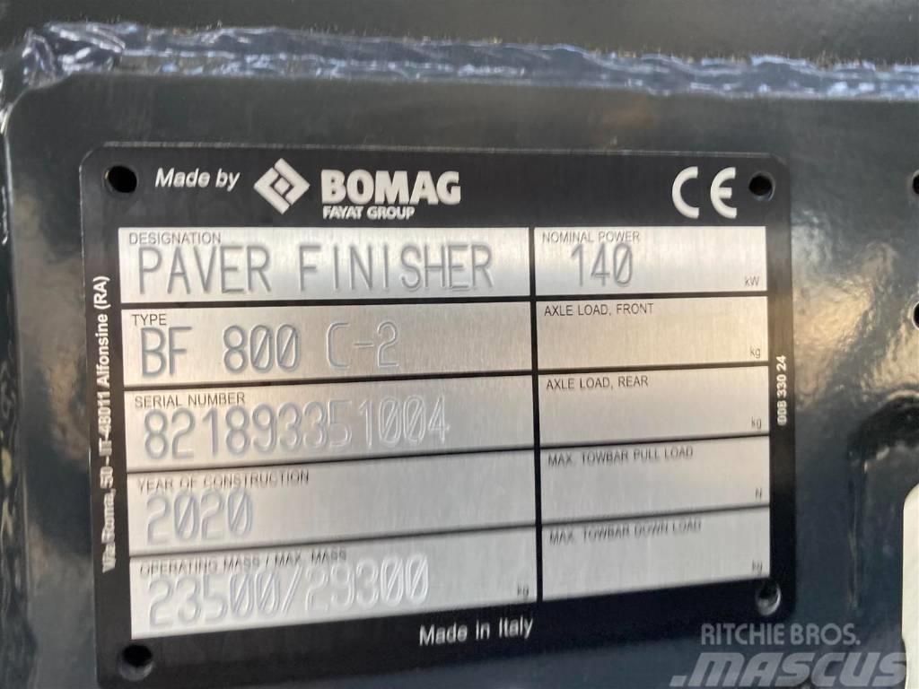 Bomag BF 800 C-2 S600 HMI 1.0 Finitrici