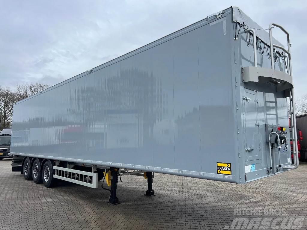 Kraker K-Force 92m3 Cargo Floor 10MM SAF, Liftachse, Remo Semirimorchi con piano mobile