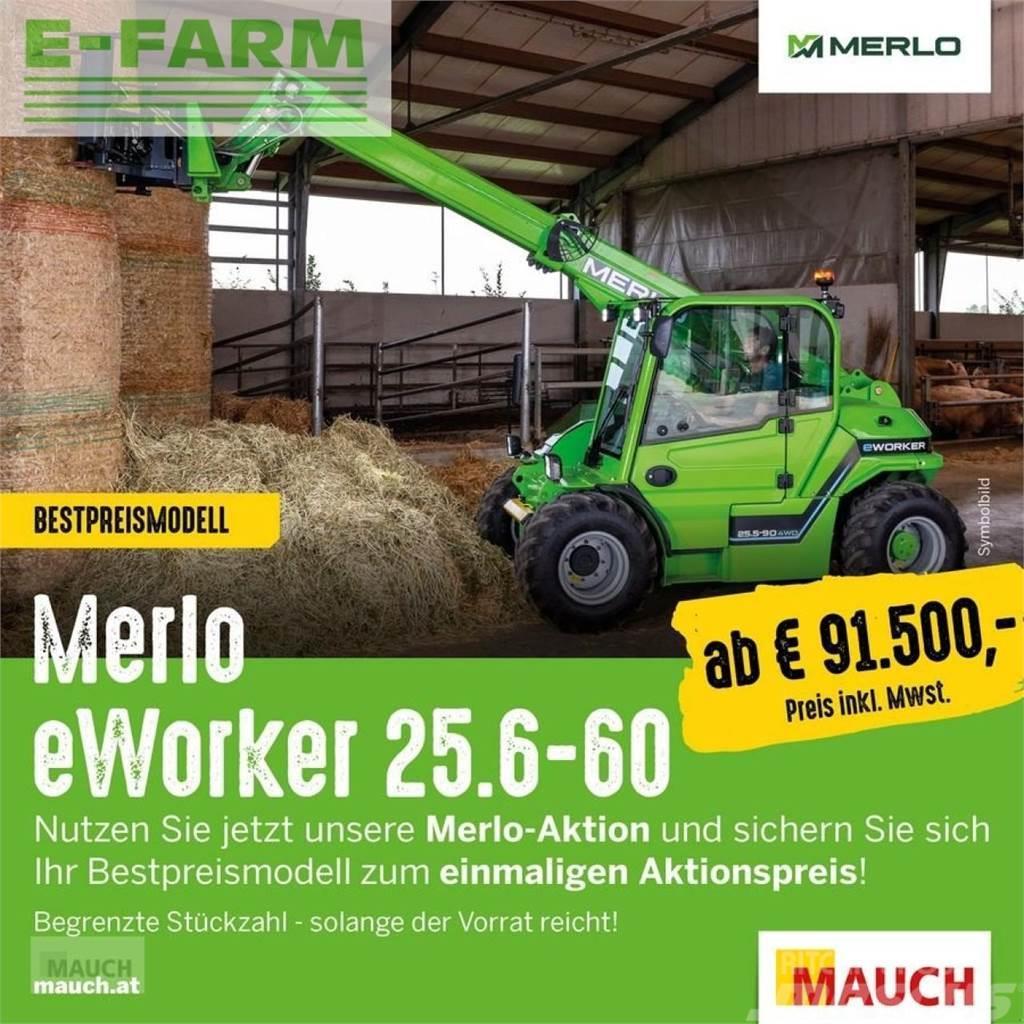 Merlo e-worker 25.5-60 aktion Sollevatori telescopici per agricoltura