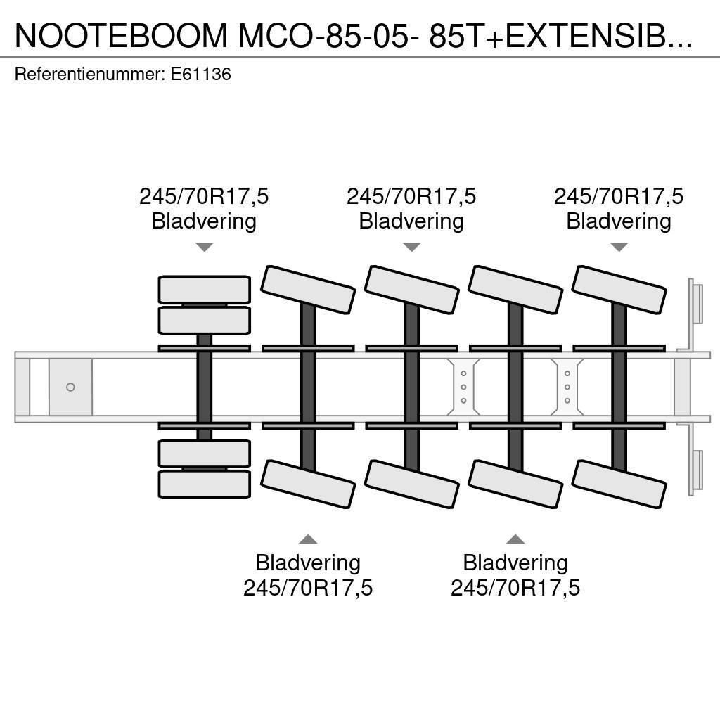 Nooteboom MCO-85-05- 85T+EXTENSIBLE 3M Semirimorchi Ribassati
