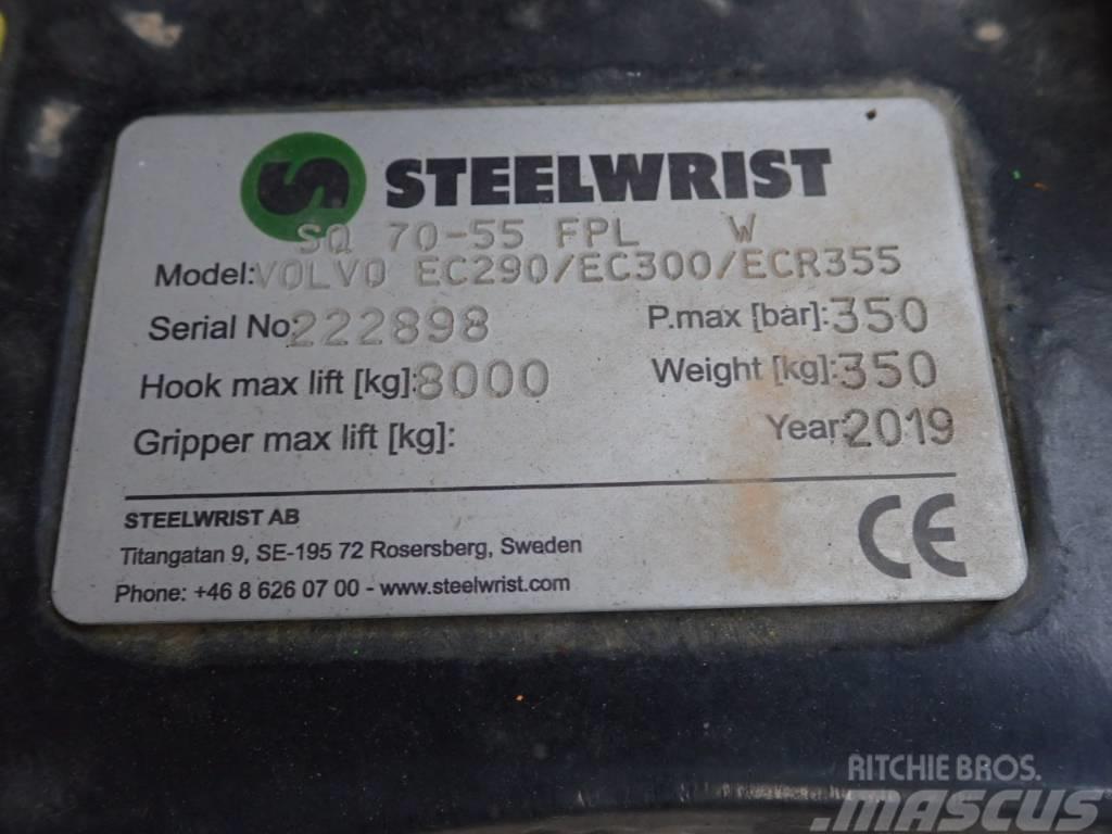 Steelwrist Vollhydr. SW SQ70 passend Volvo EC300 Accoppiatori rapidi