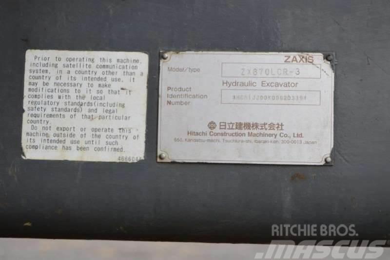 Hitachi ZX870 Miniescavatori