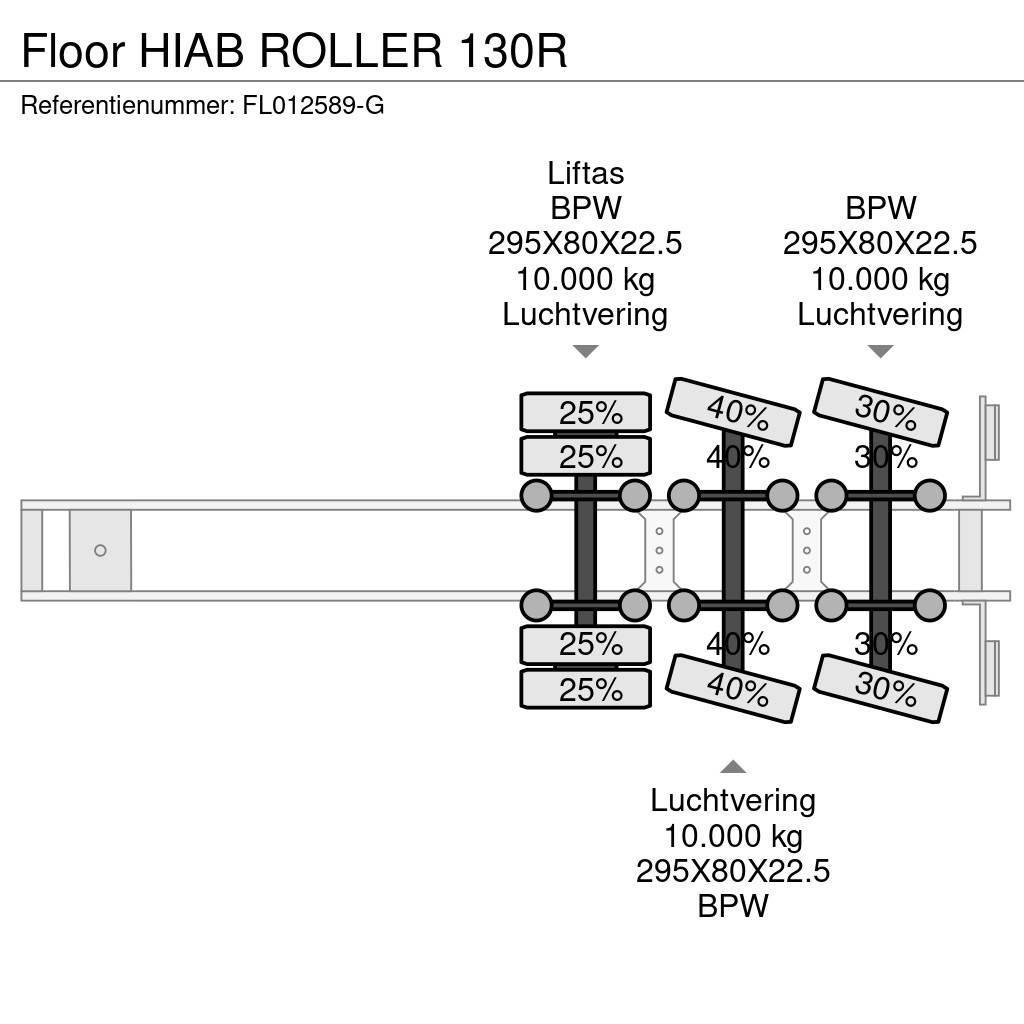 Floor HIAB ROLLER 130R Semirimorchio a pianale