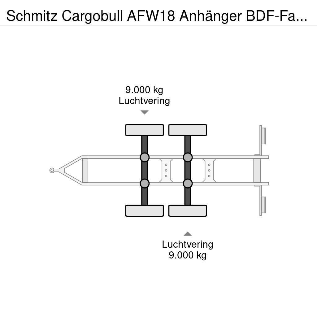 Schmitz Cargobull AFW18 Anhänger BDF-Fahrgestell Rimorchi portacontainer