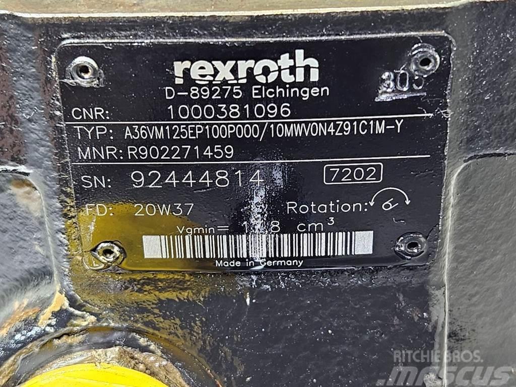 Wacker Neuson 1000381096-Rexroth A36VM125EP100-Drive motor Componenti idrauliche
