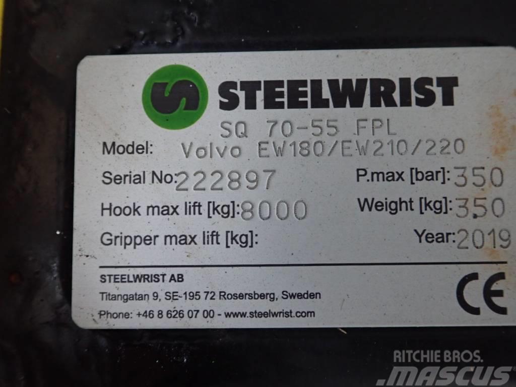 Steelwrist Vollhyd. SW SQ70 FPL passend Volvo EW180 Accoppiatori rapidi
