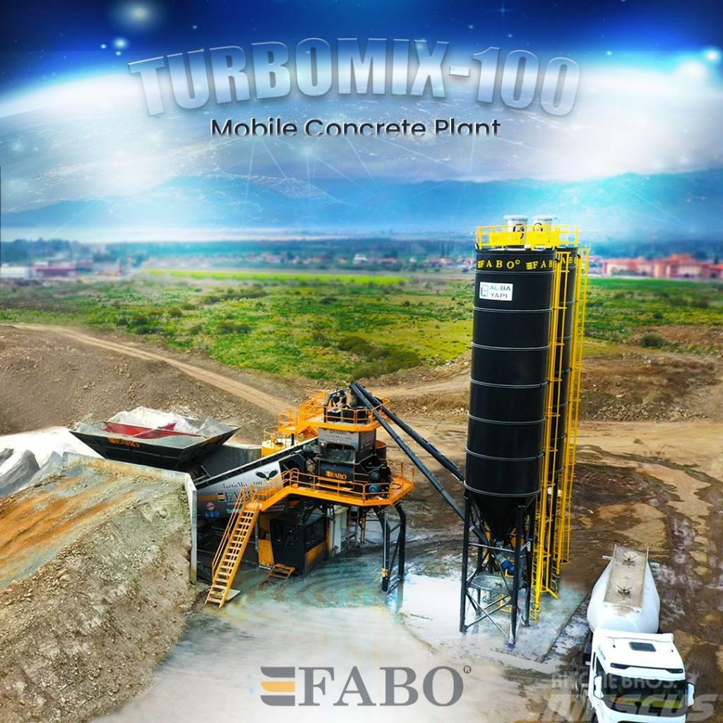  TURBOMIX-100 Mobile Concrete Batching Plant Accessori per Calcestruzzo