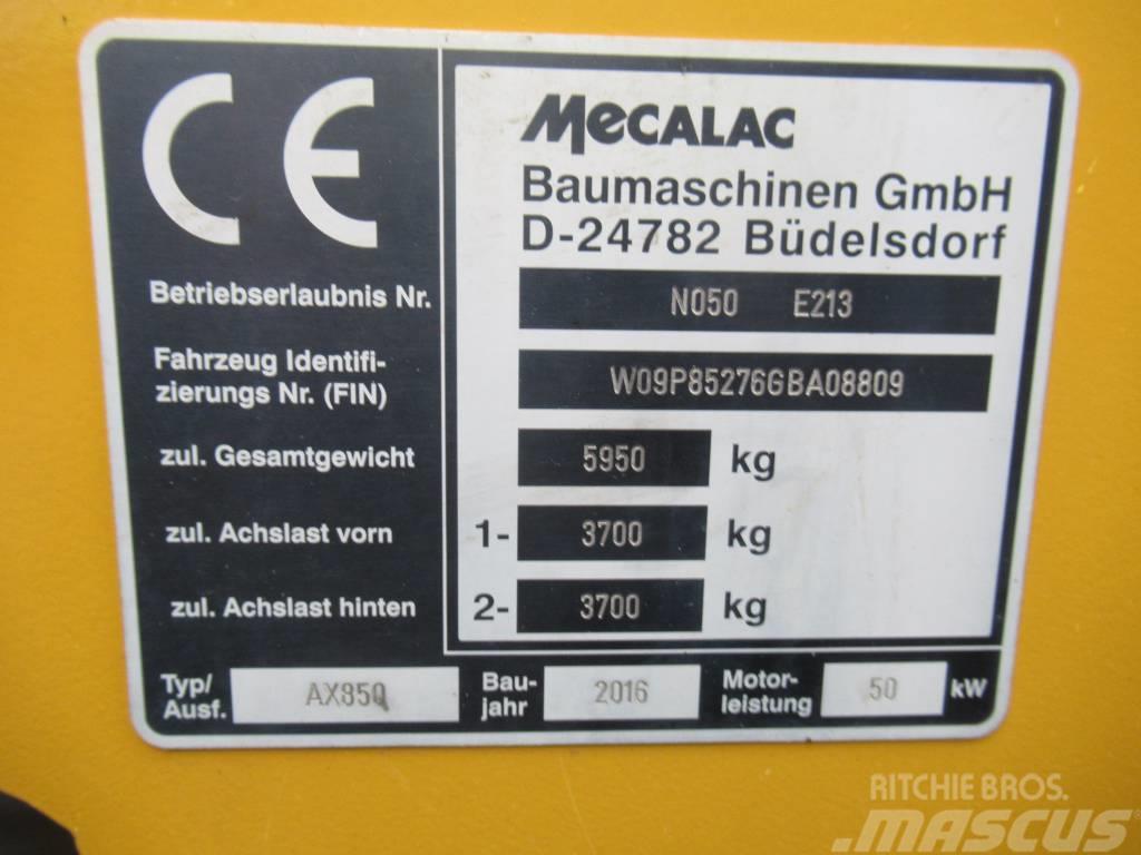 Mecalac AX 850 35KM/H Pale gommate