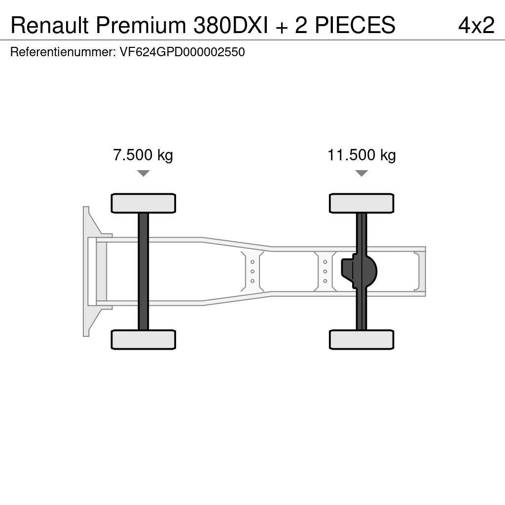Renault Premium 380DXI + 2 PIECES Motrici e Trattori Stradali