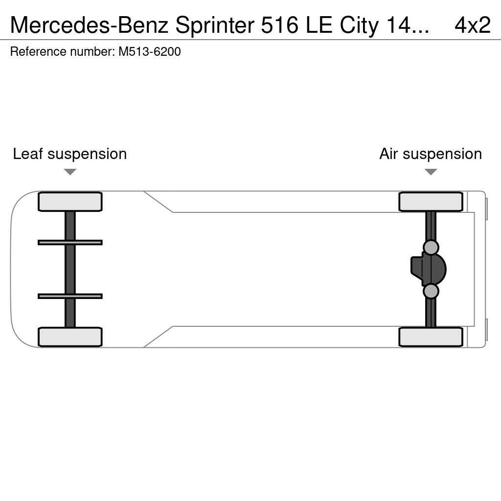 Mercedes-Benz Sprinter 516 LE City 14 PCS AVAILABLE / PASSANGERS Autobus urbani
