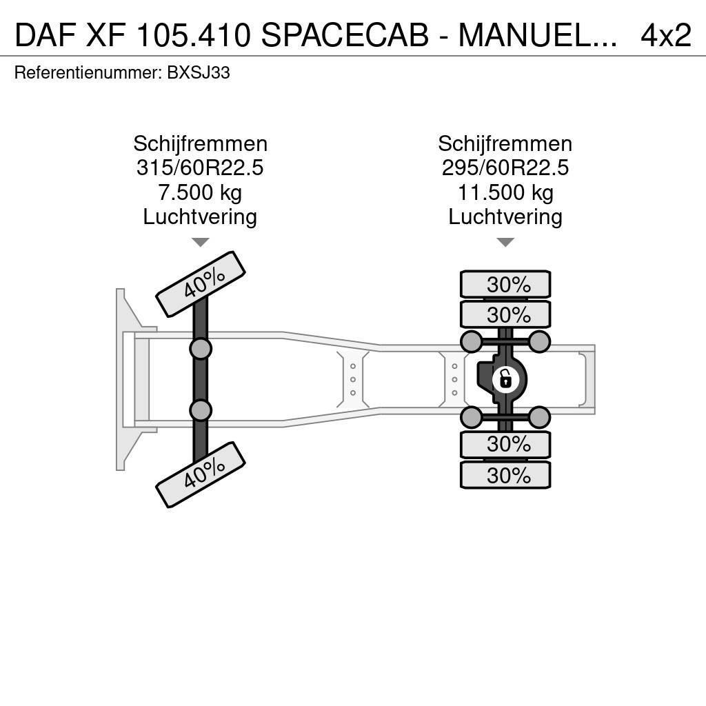 DAF XF 105.410 SPACECAB - MANUEL - 900.000KM - STAND K Motrici e Trattori Stradali