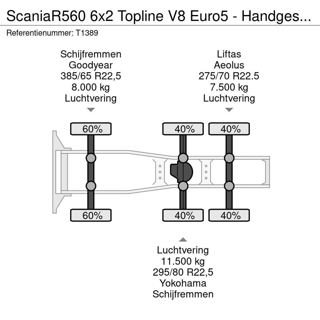 Scania R560 6x2 Topline V8 Euro5 - Handgeschakeld - Vollu Motrici e Trattori Stradali