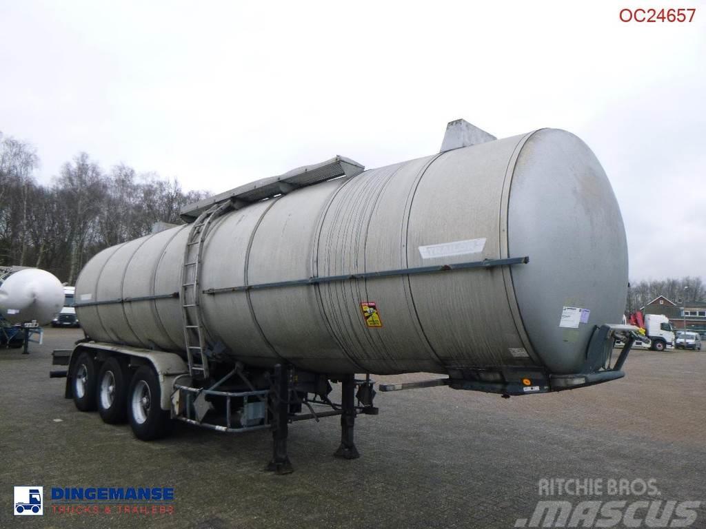 Trailor Heavy oil / bitumen tank steel 31.1 m3 / 1 comp Semirimorchi cisterna