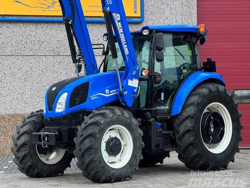 New Holland TD5.90, 2021, 1526 heures, chargeur!! Trattori