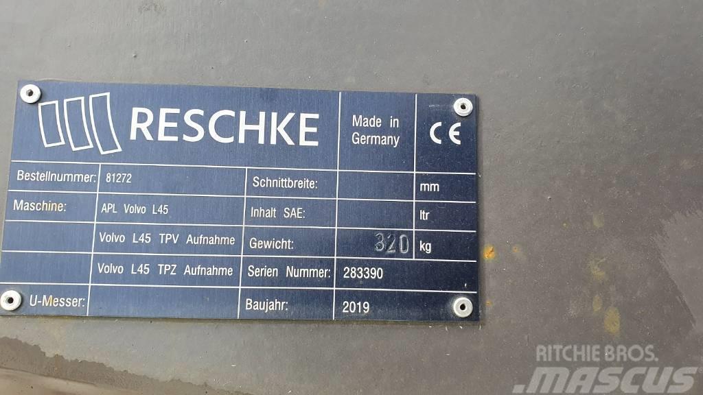 Reschke Adapterplatte von TPV auf TPZ für Volvo L45H Altri componenti