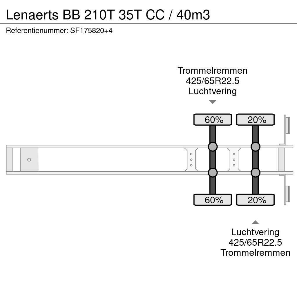 Lenaerts BB 210T 35T CC /  40m3 Semirimorchi a cassone ribaltabile