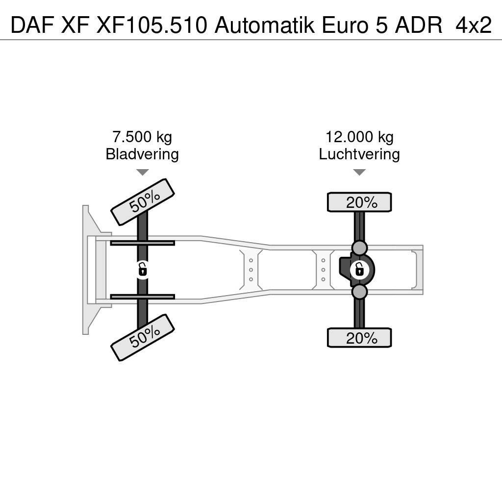 DAF XF XF105.510 Automatik Euro 5 ADR Motrici e Trattori Stradali