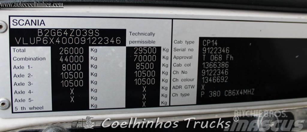 Scania P 380 + PK 15500 Camion ribaltabili