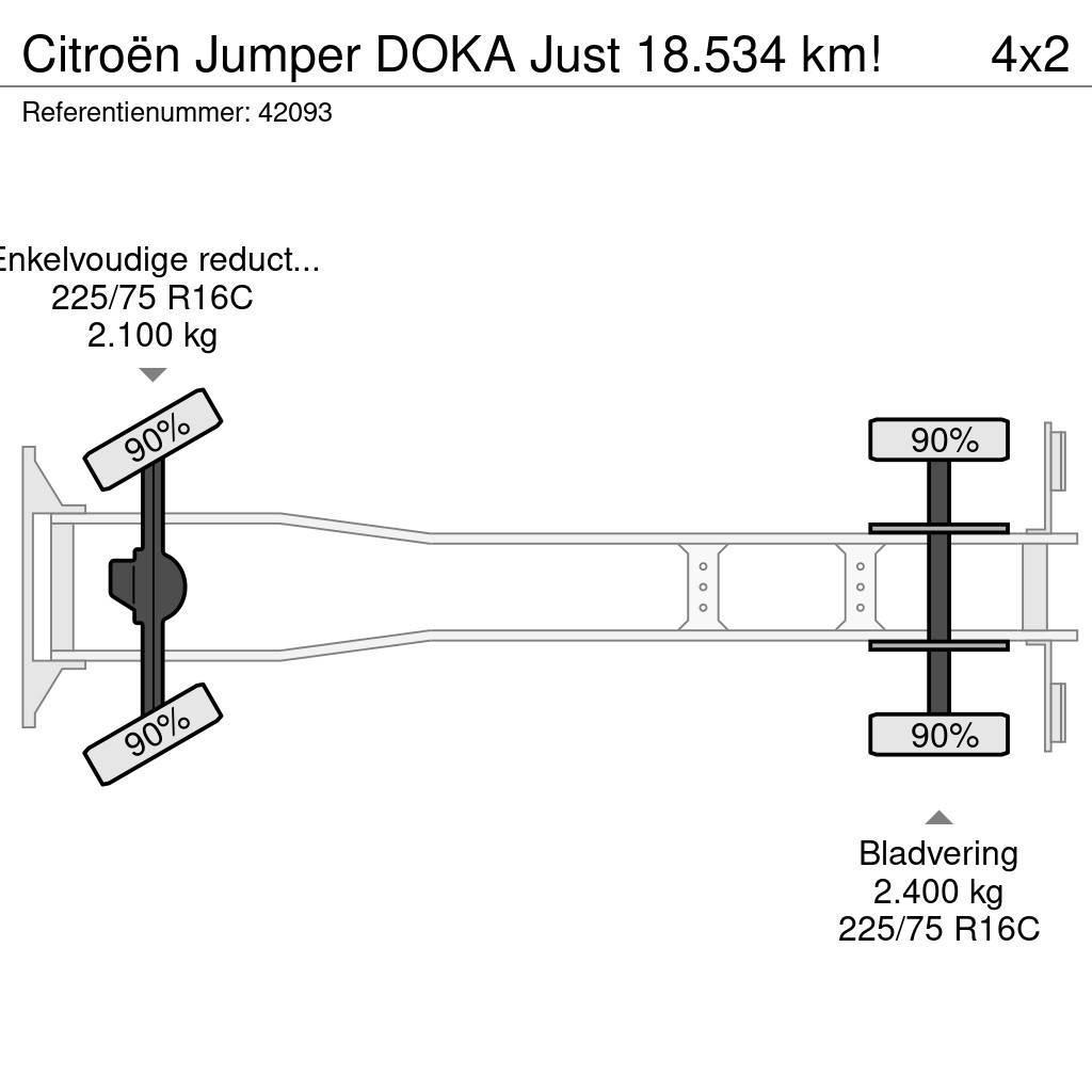 Citroën Jumper DOKA Just 18.534 km! Camion con sponde ribaltabili