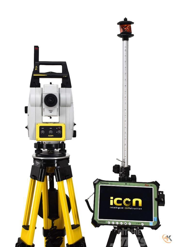 Leica Used iCR70 5" Robotic Total Station w/ CS35 & iCON Altri componenti