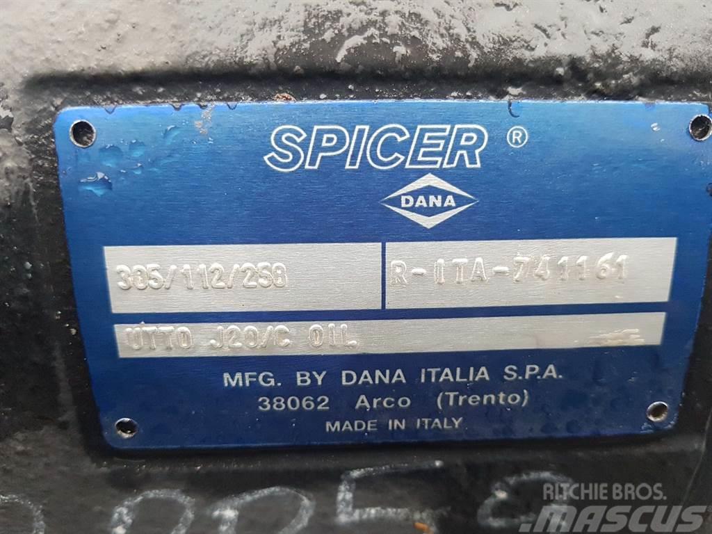 Fantuzzi SF60-EF1200-Spicer Dana 305/112/258-Axle/Achse/As Assi