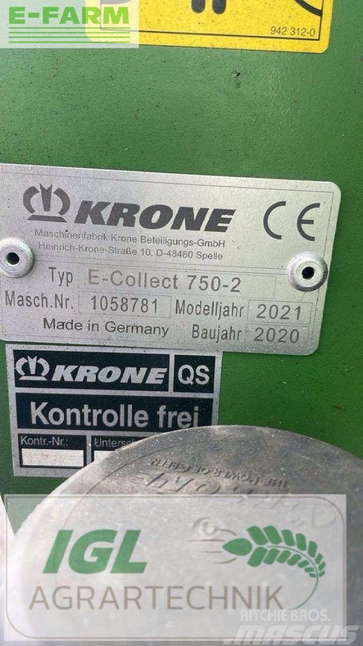Krone easy. collect 750-2 Altri macchinari per falciare e trinciare