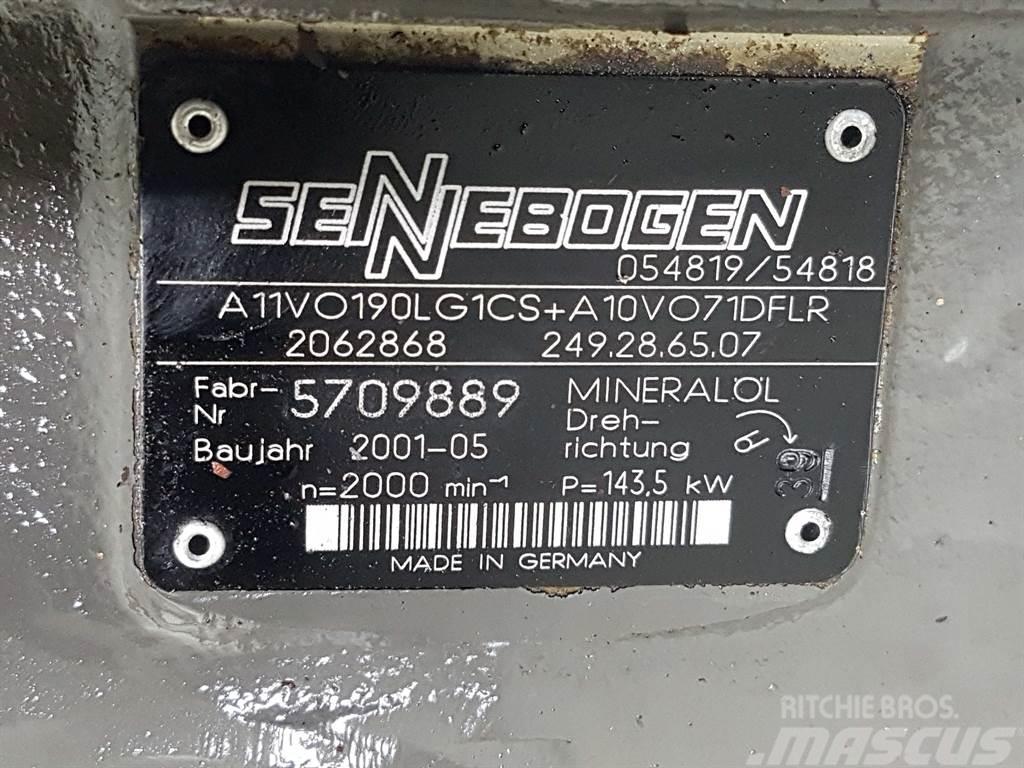 Sennebogen -Rexroth A11VO190LG1CS-Load sensing pump Componenti idrauliche