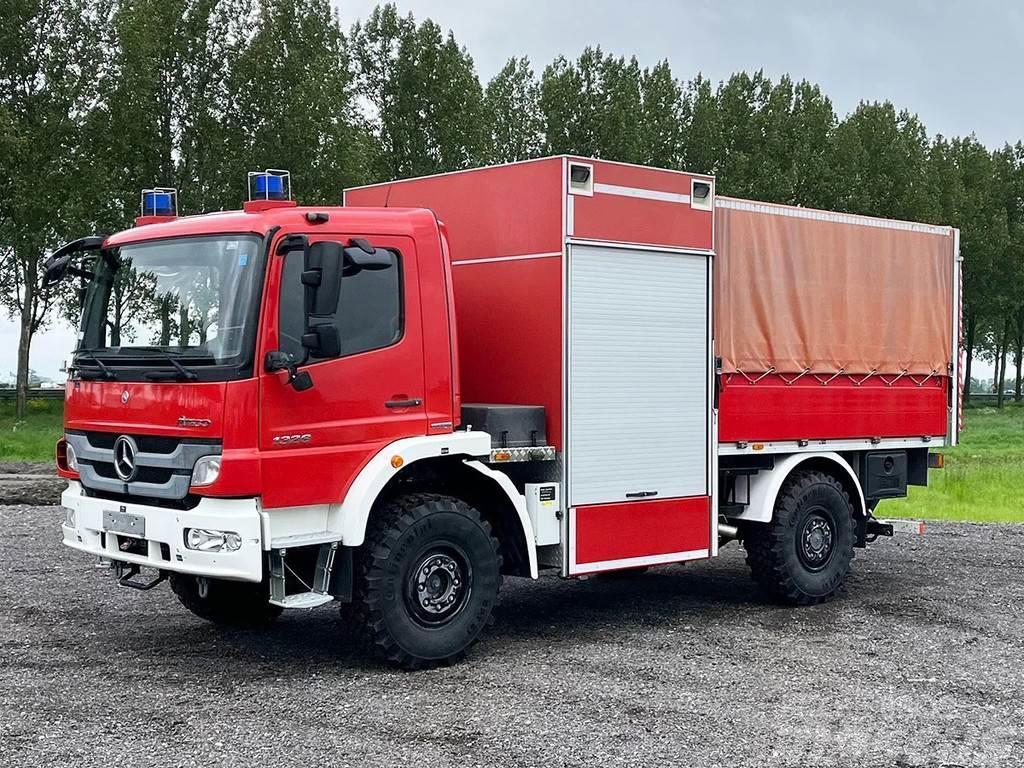 Mercedes-Benz Atego 1326 Tarpaulin / Canvas Box Truck Camion Pompieri