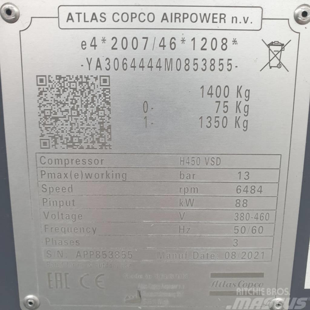 Atlas Copco E-Air H450 VSD Compressori