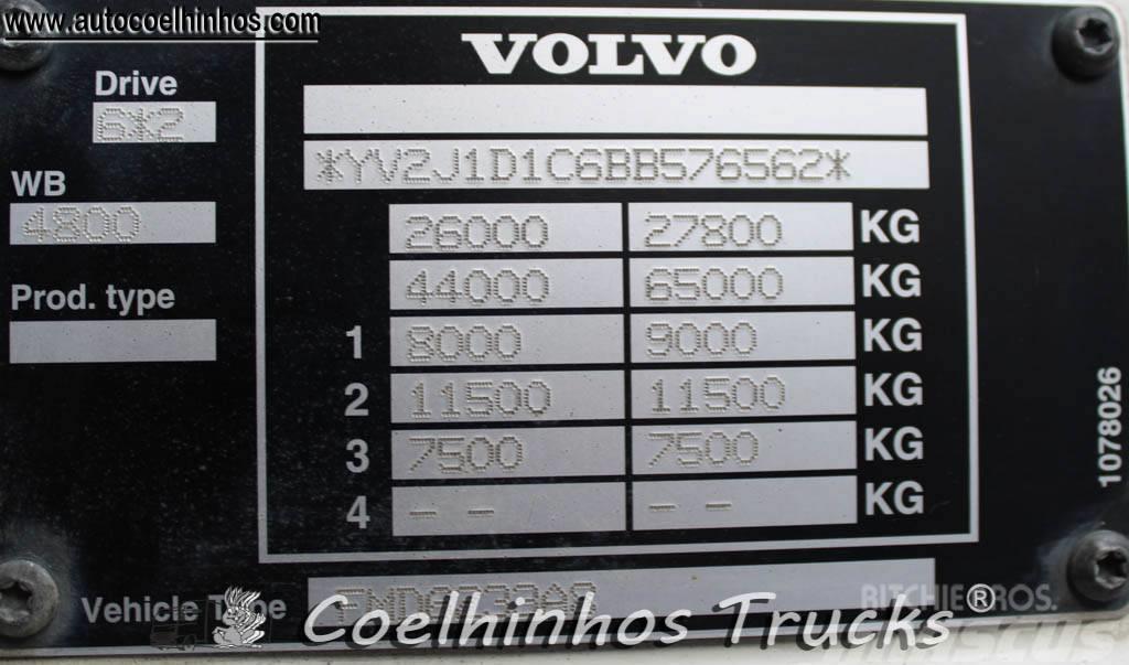 Volvo FMX 330 + Hiab 144 XS Camion con sponde ribaltabili