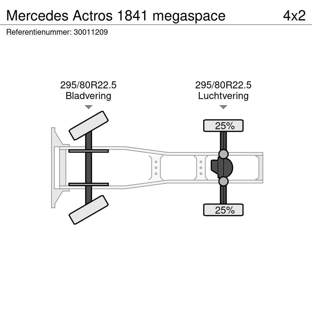 Mercedes-Benz Actros 1841 megaspace Motrici e Trattori Stradali