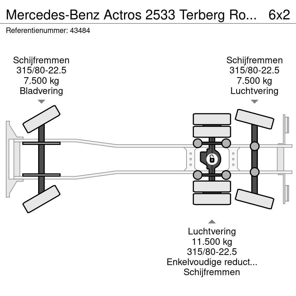 Mercedes-Benz Actros 2533 Terberg RosRoca 23m³ Camion dei rifiuti