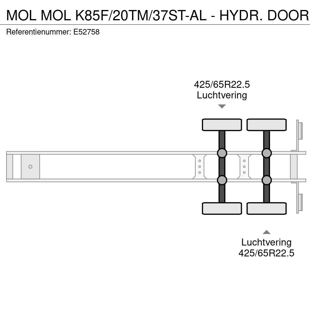 MOL K85F/20TM/37ST-AL - HYDR. DOOR Semirimorchi a cassone ribaltabile