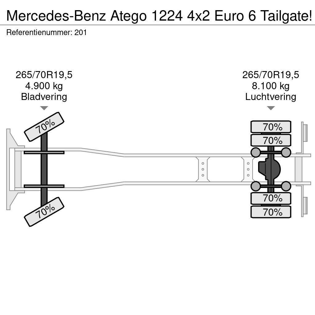 Mercedes-Benz Atego 1224 4x2 Euro 6 Tailgate! Camion cassonati