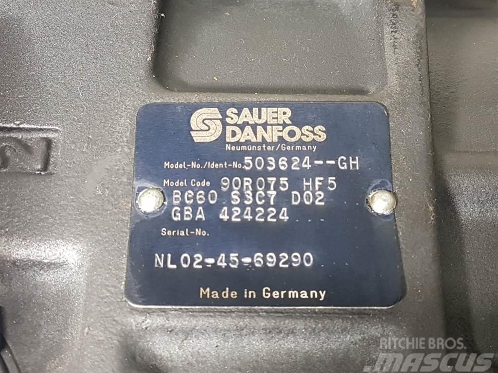 Sauer Danfoss 90R075HF5BC60 - 503624-GH - Drive pump/Fahrpumpe Componenti idrauliche