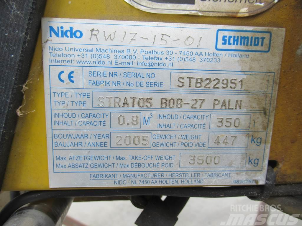 Nido - Schmidt STRATOS B08-27 PALN 0,8m3 + 350 L Zoutst Spargisabbia e spargisale