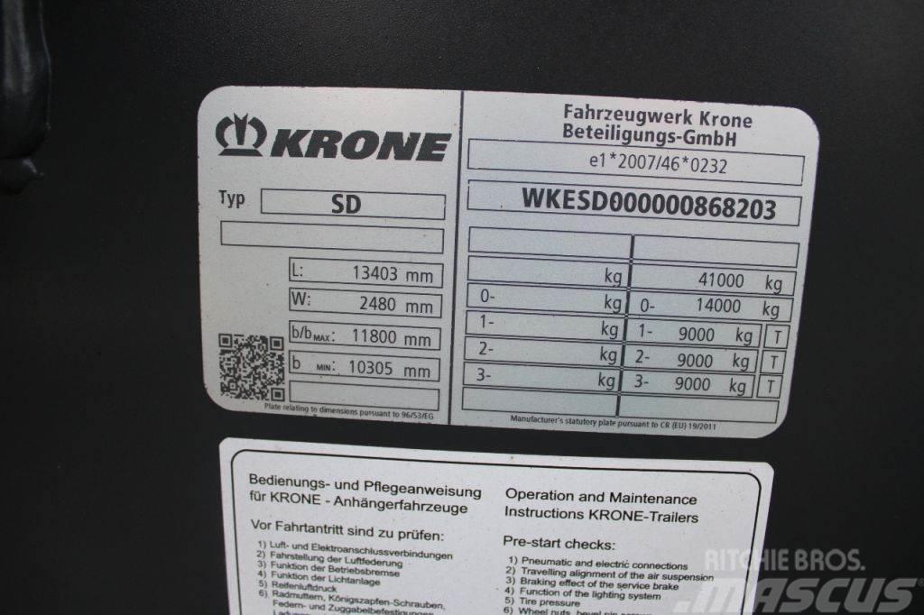 Krone 3x axle + 2x20/30/40/45ft + High Cube + BE APK 07- Semirimorchi portacontainer