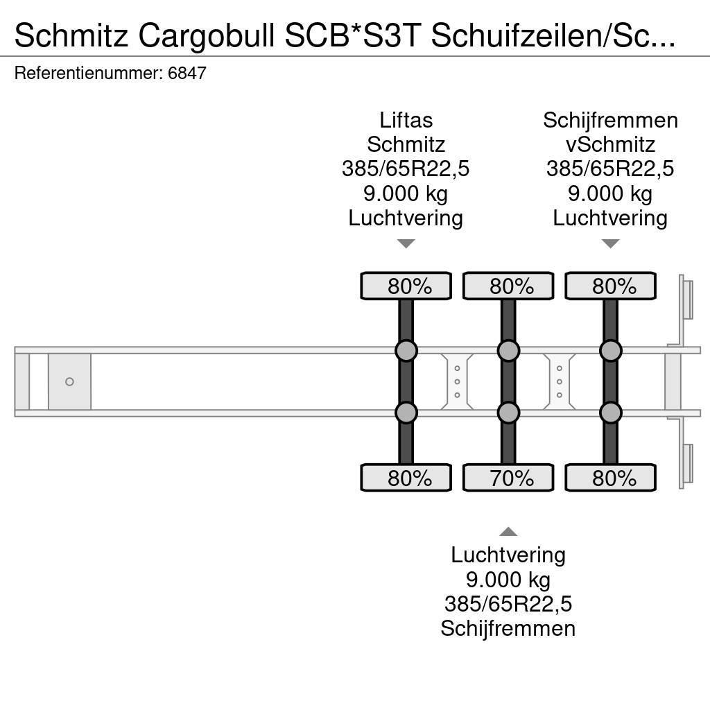 Schmitz Cargobull SCB*S3T Schuifzeilen/Schuifdak Liftas Schijfremmen Semirimorchi tautliner