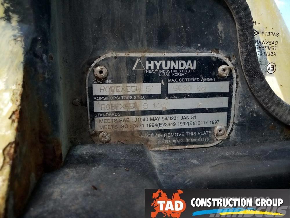 Hyundai Robex 55 W-9 Escavatori gommati