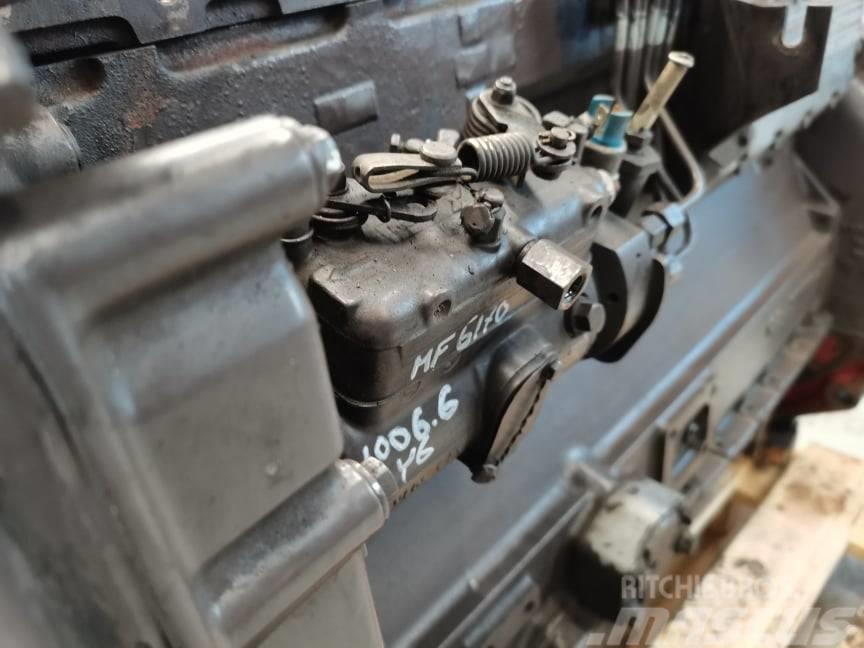 Massey Ferguson 6170 {injection pump Lucas  silnika Perkins 1006. Motori