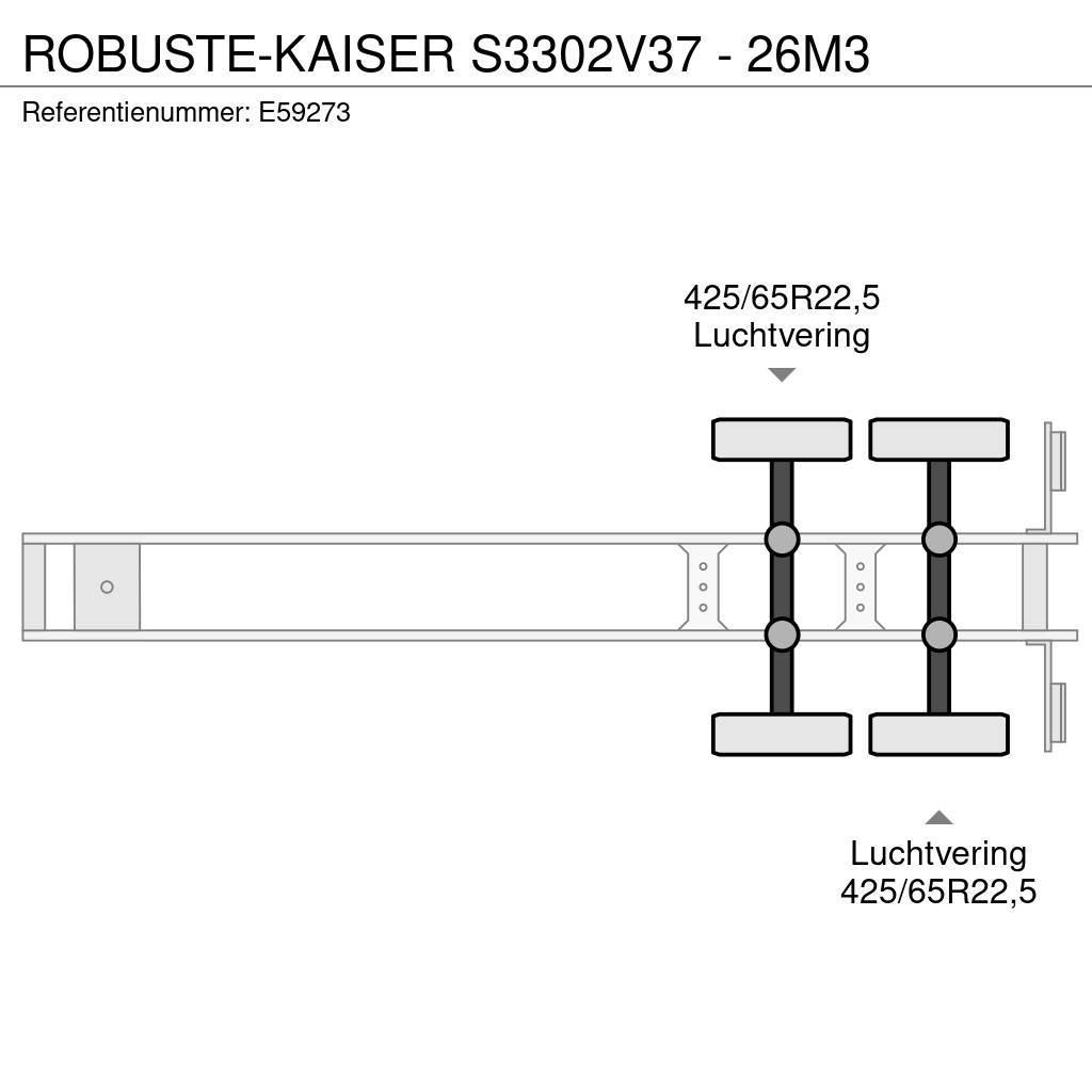  Robuste-Kaiser S3302V37 - 26M3 Semirimorchi a cassone ribaltabile