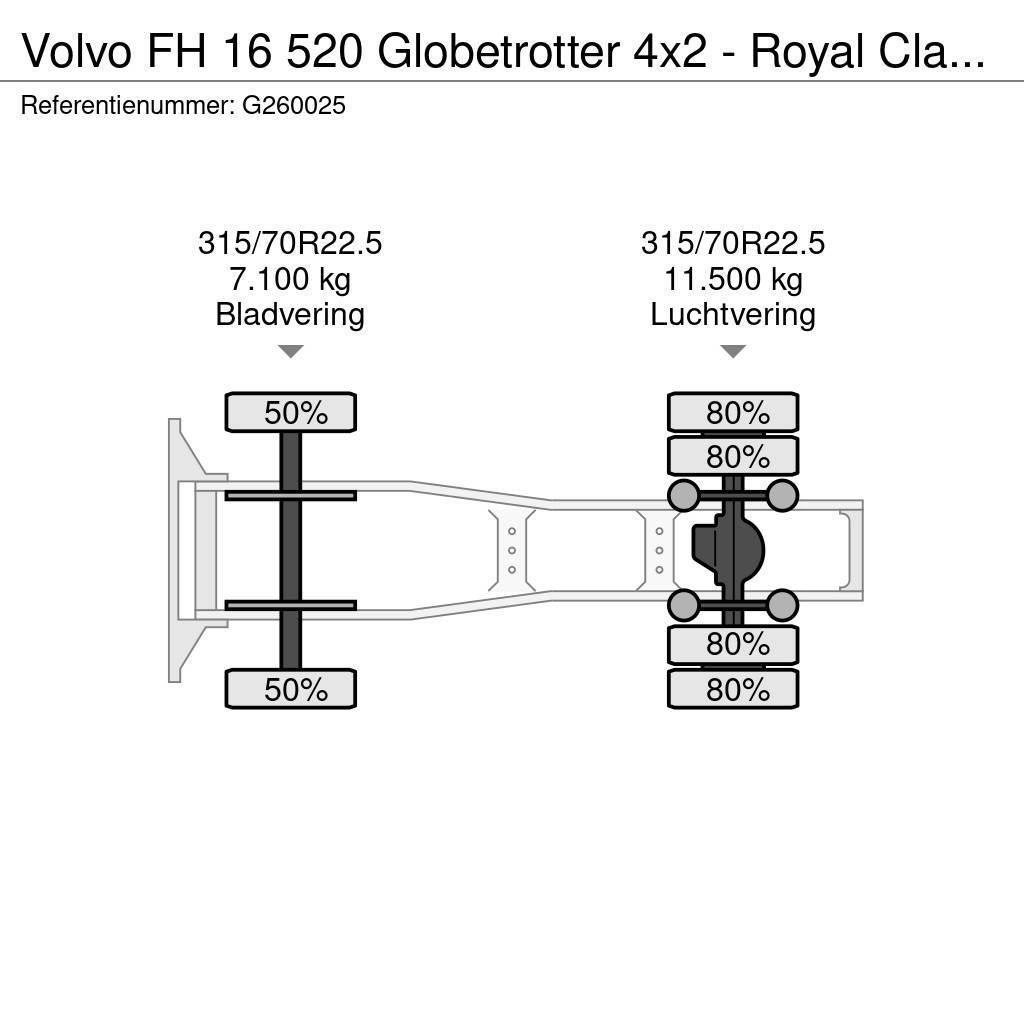 Volvo FH 16 520 Globetrotter 4x2 - Royal Class - Perfect Motrici e Trattori Stradali