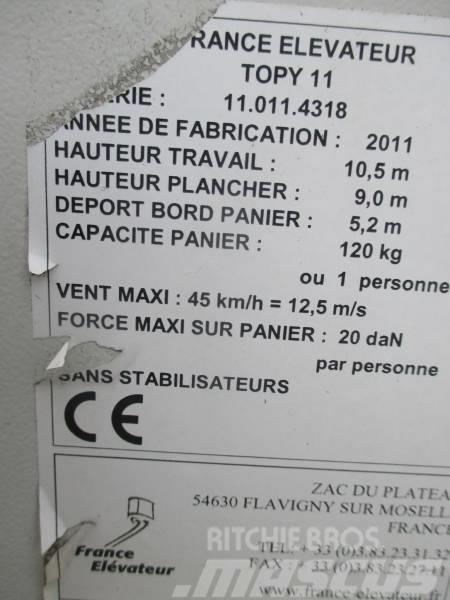 France Elevateur Topy 11 Piattaforme autocarrate
