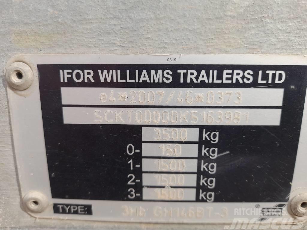Ifor Williams 3HB GH146BT-3 Caricatore basso