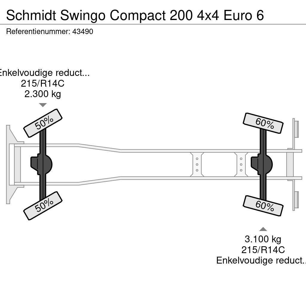 Schmidt Swingo Compact 200 4x4 Euro 6 Autocarro spazzatrice