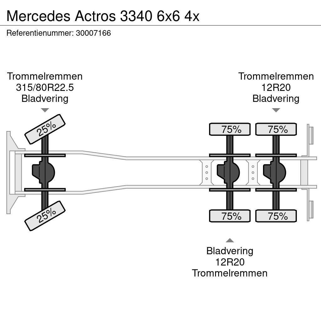 Mercedes-Benz Actros 3340 6x6 4x Camion ribaltabili