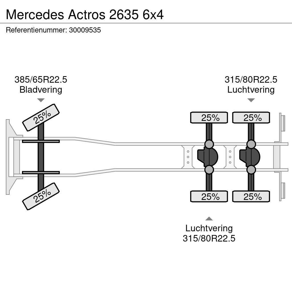Mercedes-Benz Actros 2635 6x4 Autocabinati