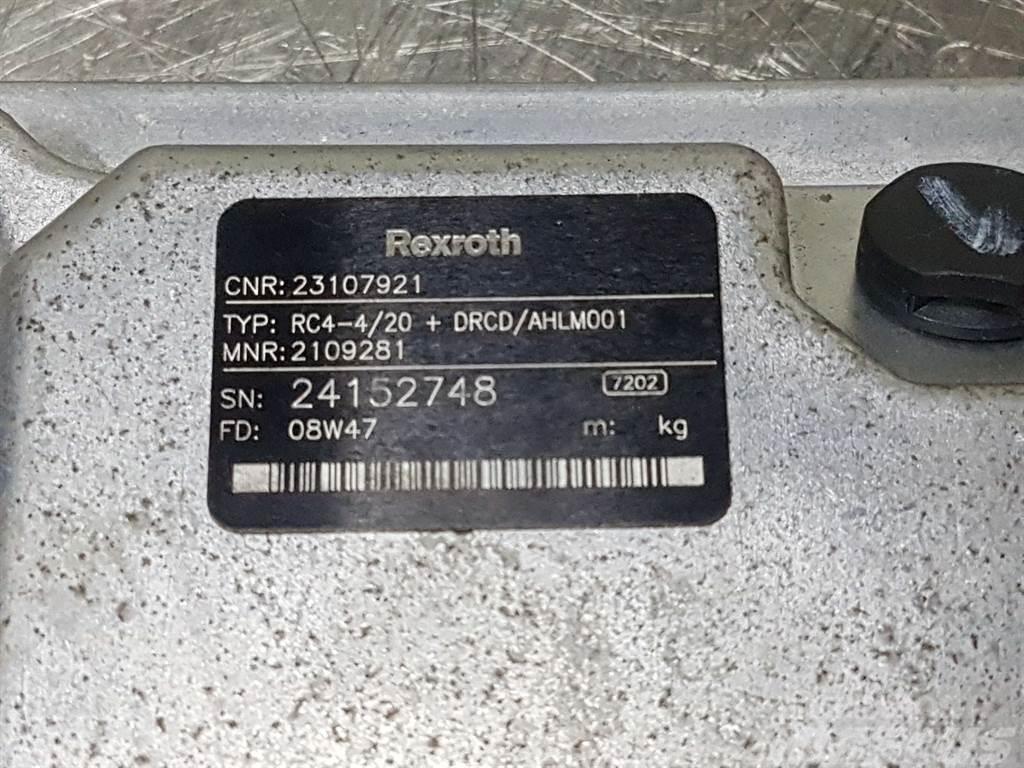 Ahlmann AZ150E-23107921-Rexroth RC4-4/20+DRCD-Control unit Componenti elettroniche
