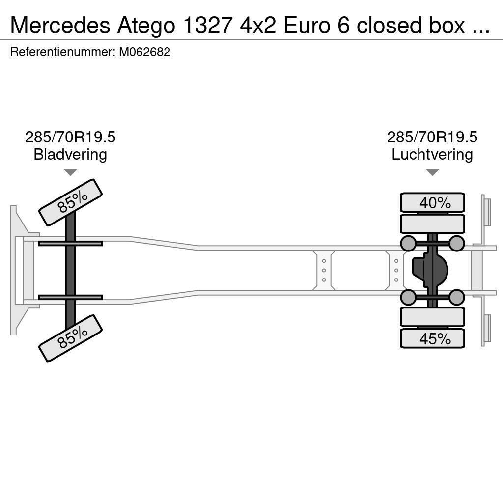 Mercedes-Benz Atego 1327 4x2 Euro 6 closed box + taillift Camion cassonati