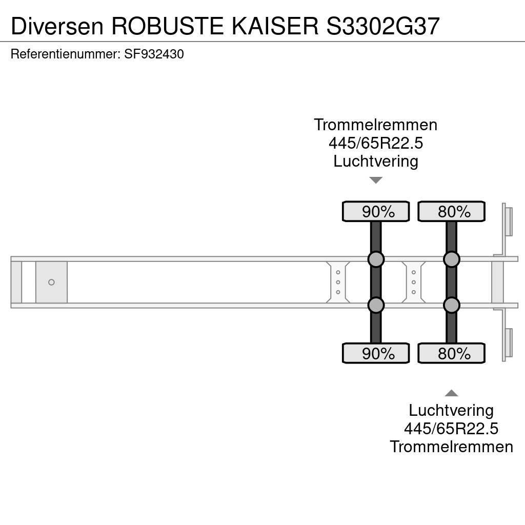 Robuste Kaiser S3302G37 Semirimorchi a cassone ribaltabile